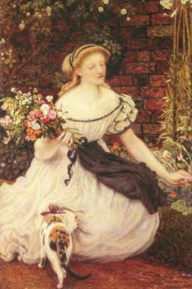 Ford Medox Brown (1821 - 1893) English painter / the nosegay