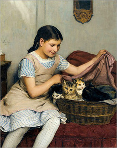 Albert Anker (1831 - 1910) Swiss painter