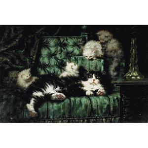 Carl Kahler (1856 in Linz-gest. 1906 in the great earthquake in San Francisco /Austrian painter