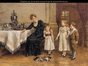 George Goodwin Kilburne (1839 - 1924) Engish painter