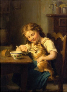 Fritz Zuber-Buhler (1822 - 1896) Swiss painter