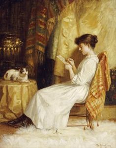 de Scott Evans (1847 - 1898) American painter
