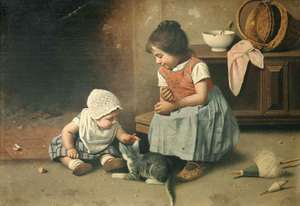 Giulio del Torre ( (1856 - 1932) Italian painter
