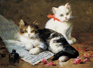 Leon Charles Huber (1858- 1928) French painter