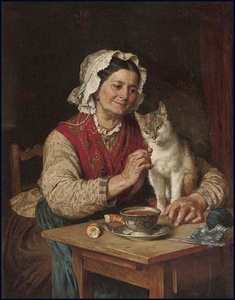 Karl von Blaas (1815 - 1895) Austrian painter