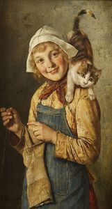 Rudolf Hirth du Frénes (1846 - 1916) junge Freunde