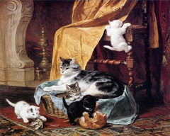 Louis Eugène Lambert  (1825 - 1900) French painter
