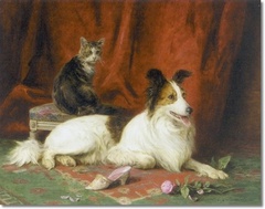 Louis Eugène Lambert  (1825 - 1900) French painter